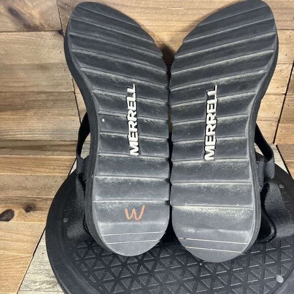 Merrell Alpine Strap Outdoor Everyday Men's Size 10 Black Casual Sport Sandals - Picture 11 of 11